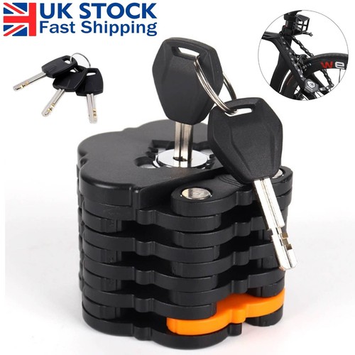 Foldable bike chain - bike, lock