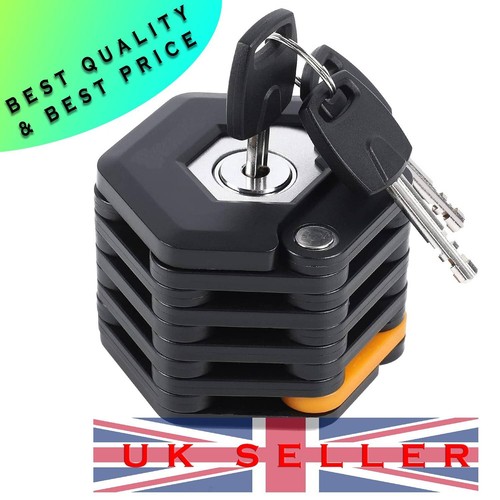 Foldable bike chain lock - foldable,