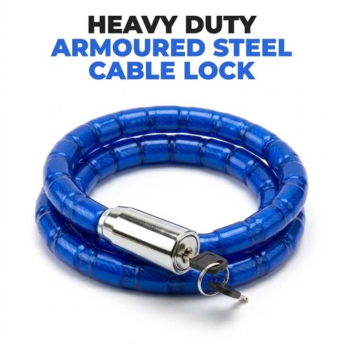 Armoured cable lock - lock, 22mm