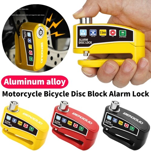 Motorbike security disc - motorbike,
