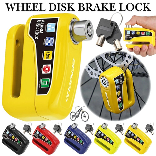 Motorbike security disc lock - motorbike,