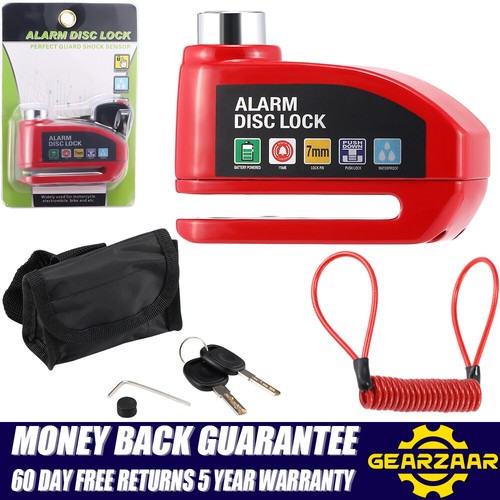 Alarm motorbike disc lock - alarm,
