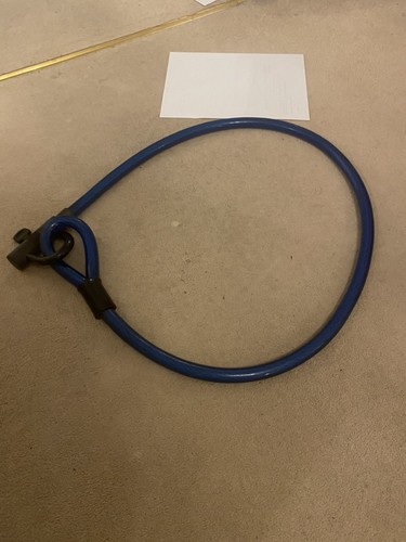 Blue coiled cable scooter - blue,