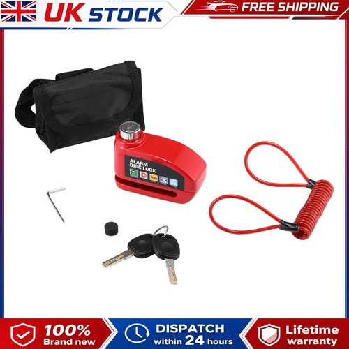 Motorcycle bike lock alarm - lock,