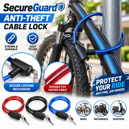 Anti theft bike - anti, lock