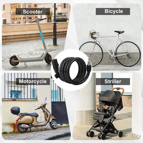 Scooter high security lock - security,