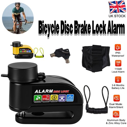 Motorcycle alarm disc - alarm, brake
