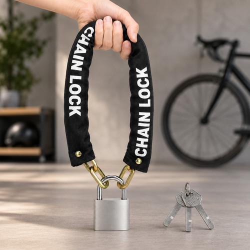 Bike chain lock scooter - bike,