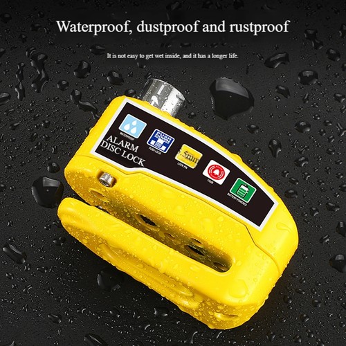 Motorbike security disc lock - motorbike,