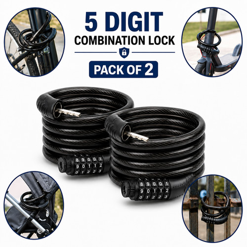 Bike lock heavy duty - bike, 5