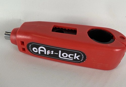 Motorcycle brake lock red - motorcycle,