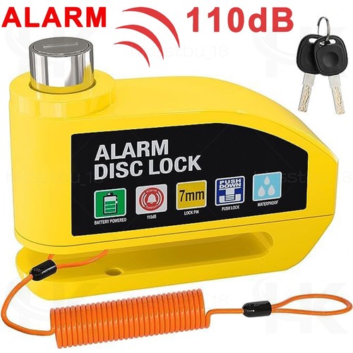 Motorbike security disc - motorbike,