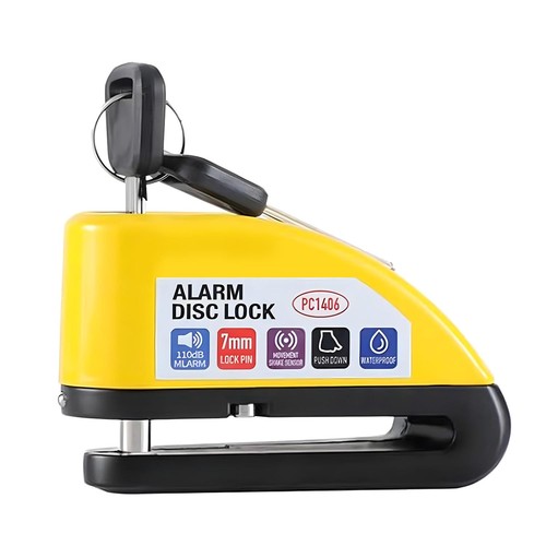 Motorbike security disc lock - motorbike,